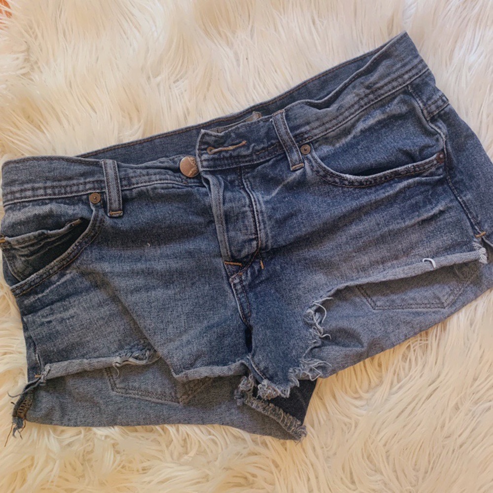 Free people jean shorts!